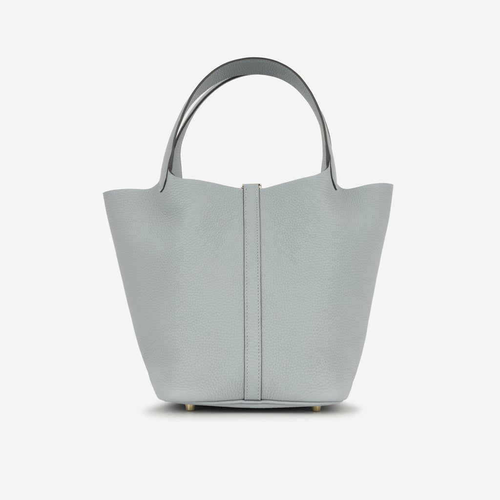 Hermès Picotin 22 - Gris Pantin Clemence | Permabrass Hardware
