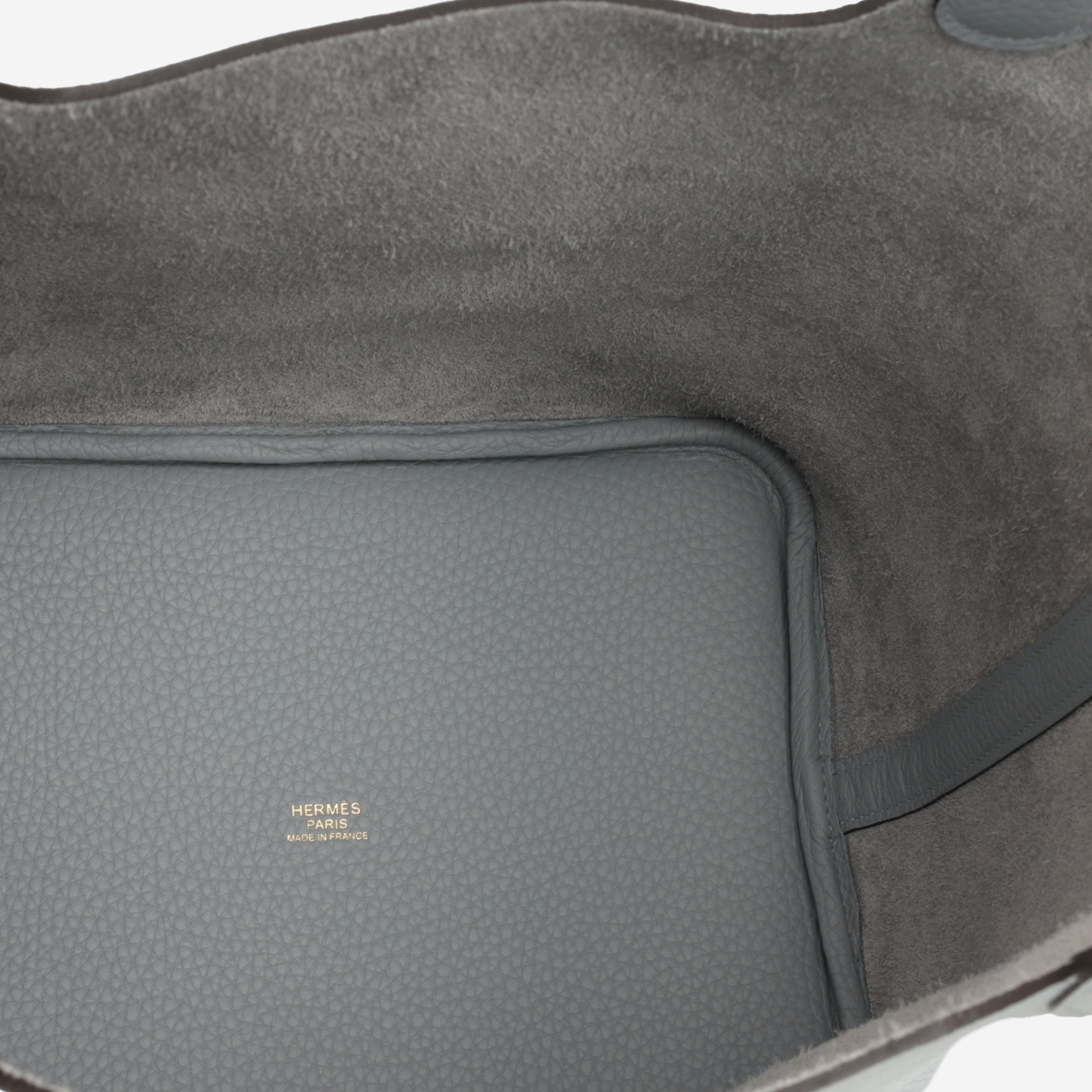 Hermès Picotin 22 - Gris Pantin Clemence | Permabrass Hardware
