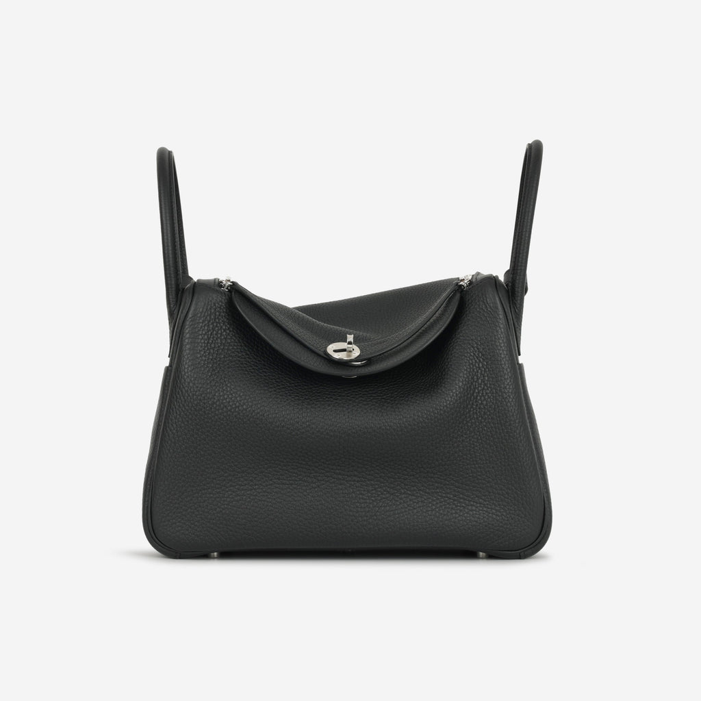 Hermès Lindy 30 - Noir Clemence - Palladium Hardware
