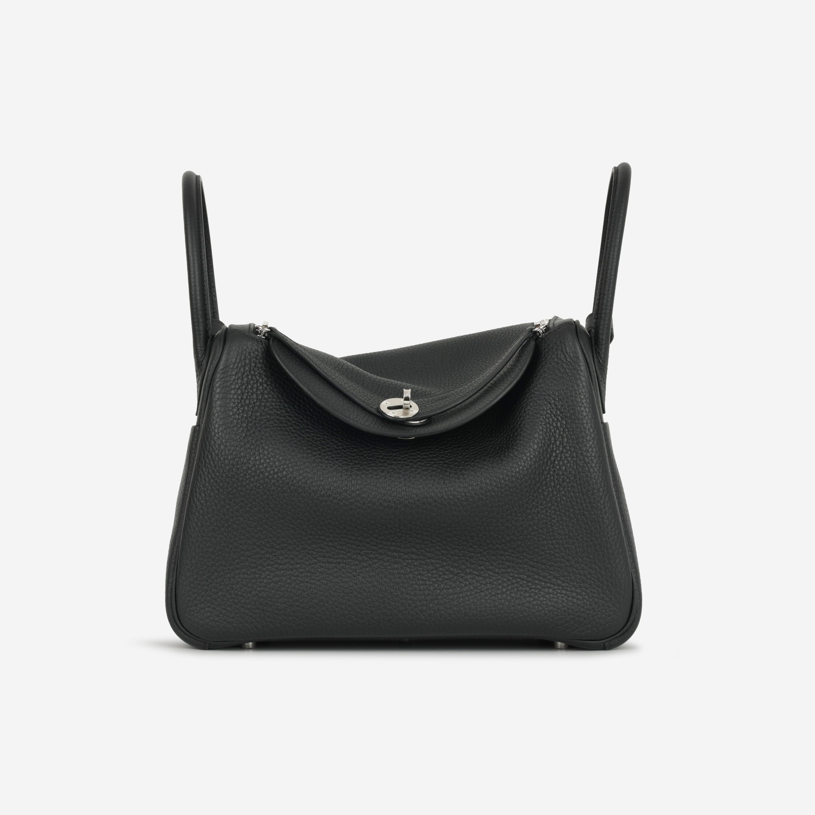 Hermès Lindy 30 - Noir Clemence - Palladium Hardware