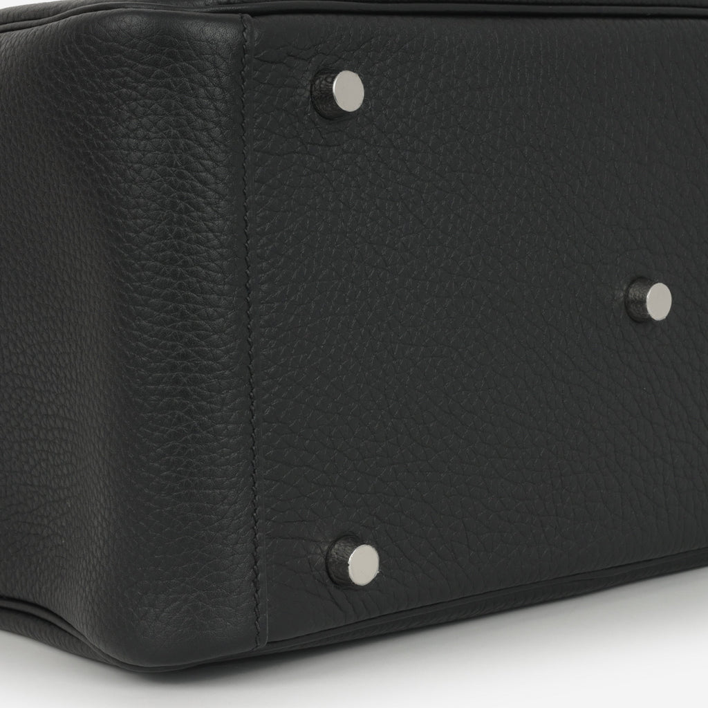 Hermès Lindy 30 - Noir Clemence - Palladium Hardware