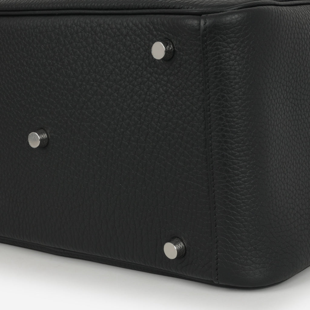 Hermès Lindy 30 - Noir Clemence - Palladium Hardware