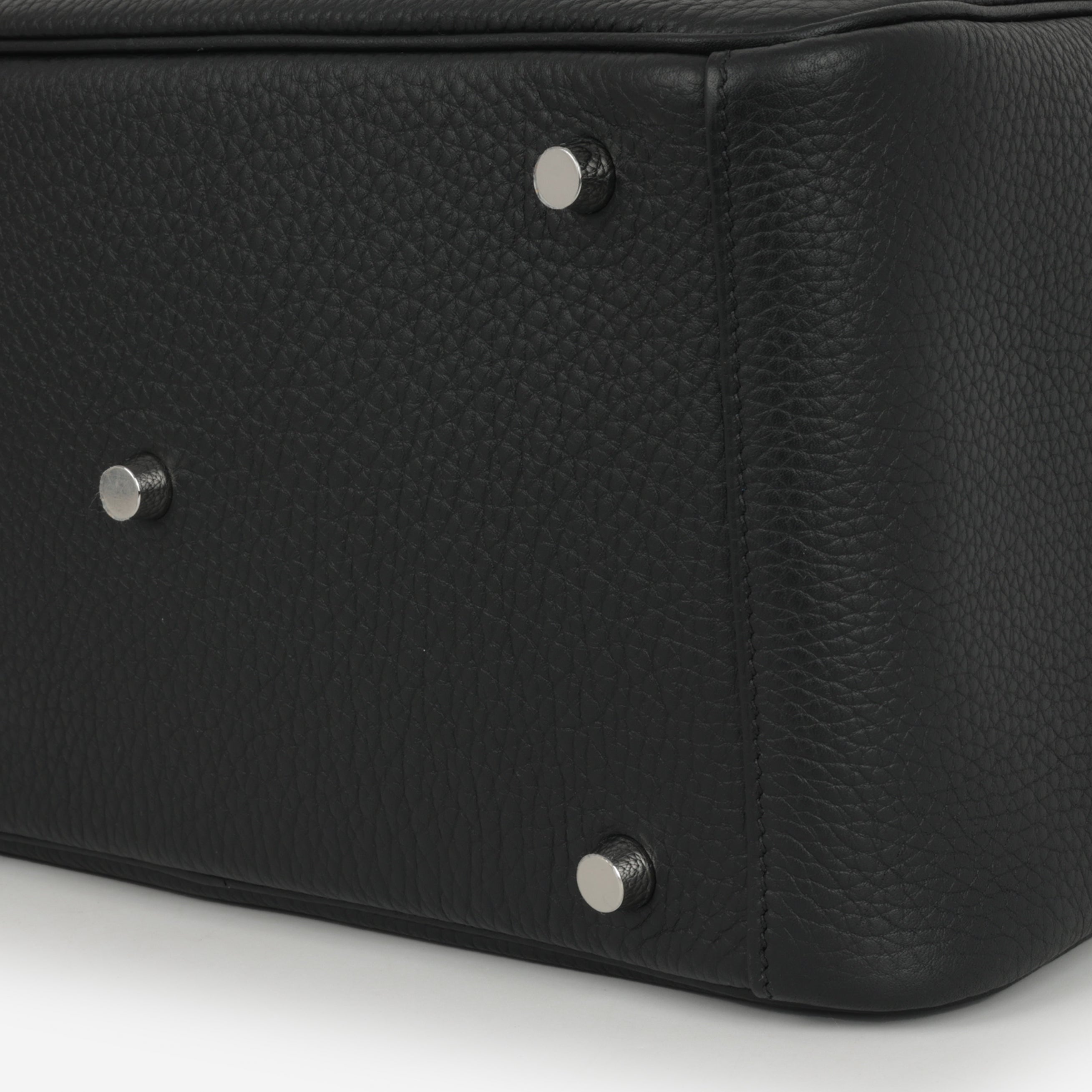 Hermès Lindy 30 - Noir Clemence - Palladium Hardware