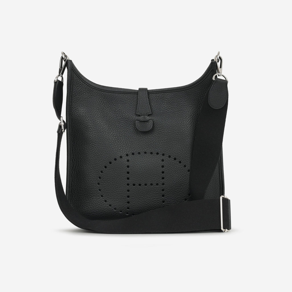 Hermès Evelyne PM - Noir Clemence | Palladium Hardware