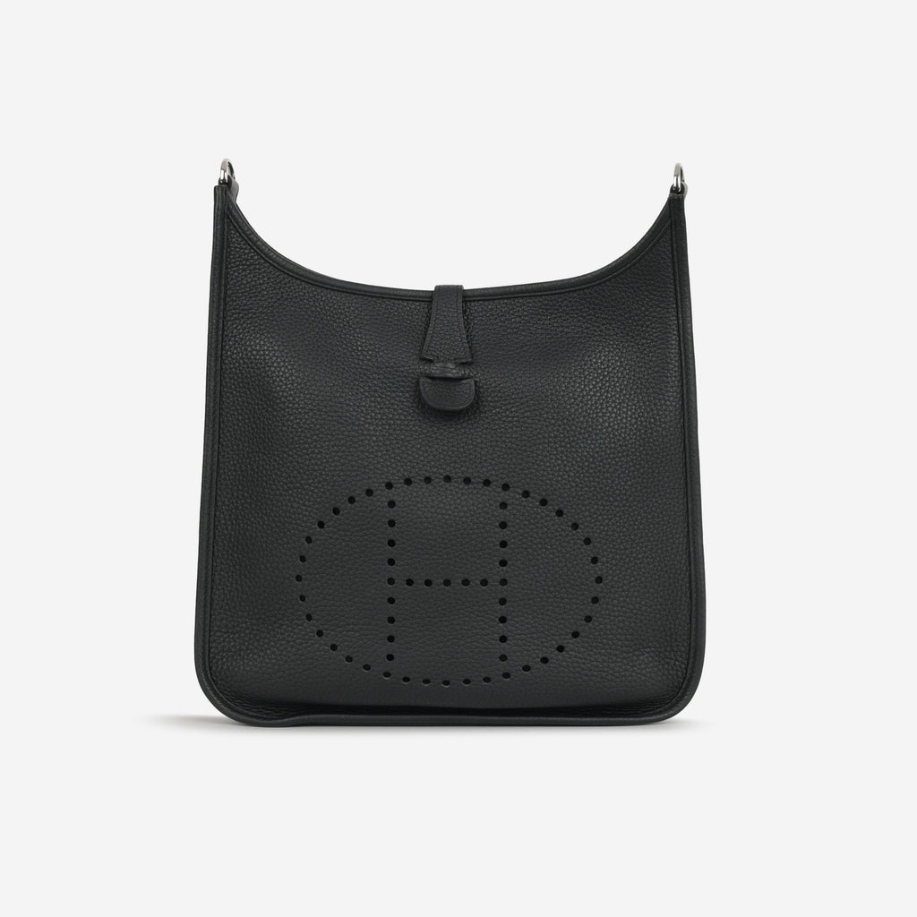 Hermès Evelyne PM - Noir Clemence | Palladium Hardware