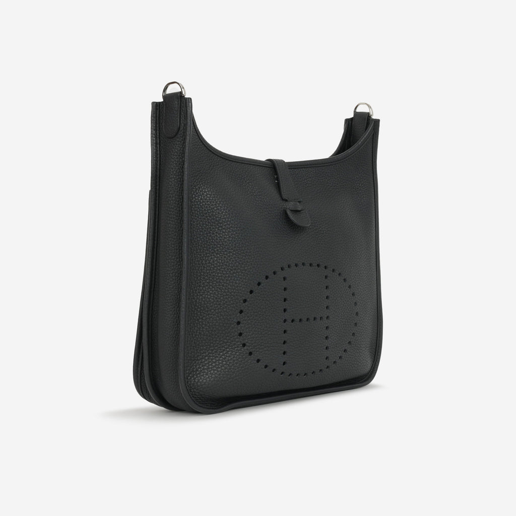 Hermès Evelyne PM - Noir Clemence | Palladium Hardware