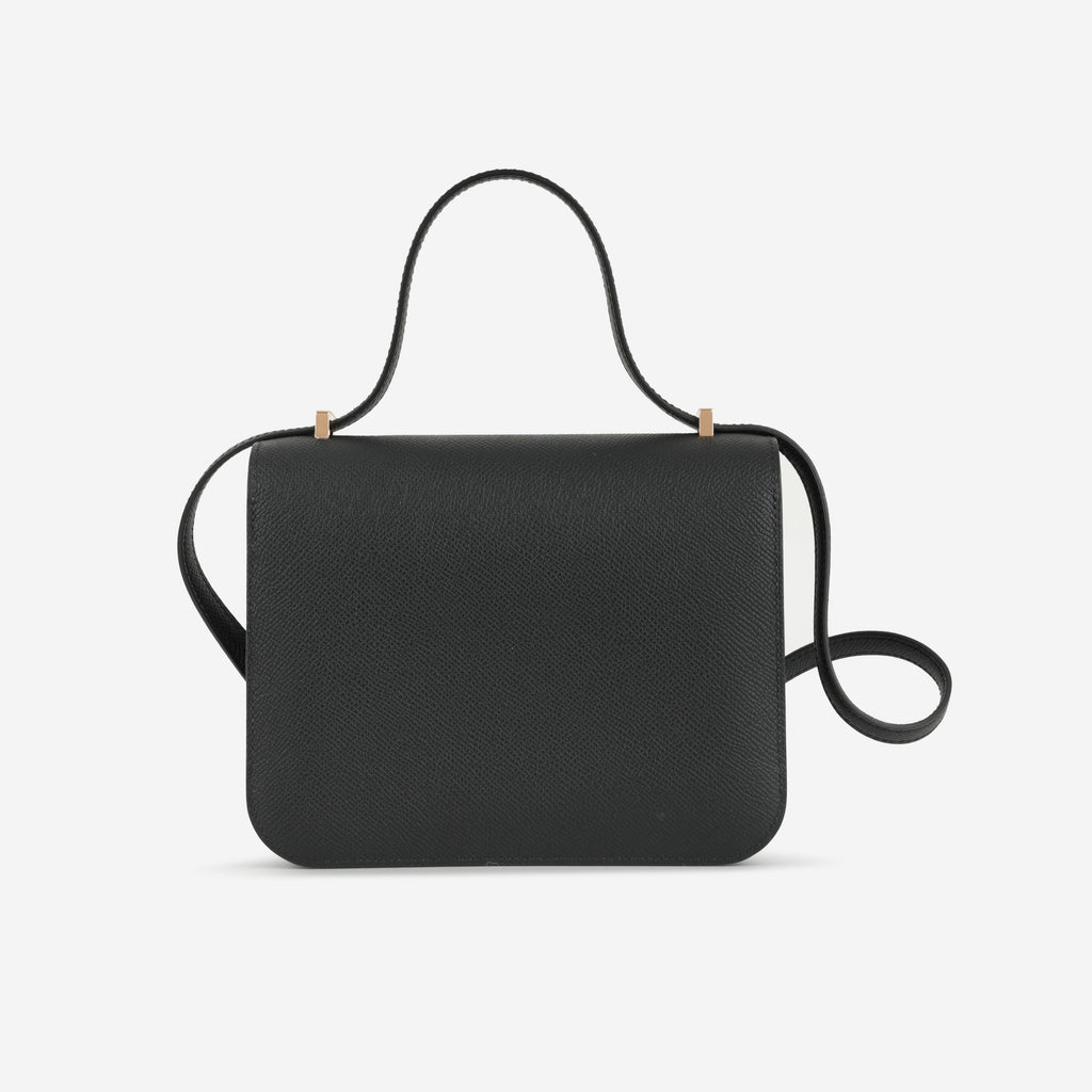 Hermès Constance 18 - Noir  Epsom | Rose Gold Hardware