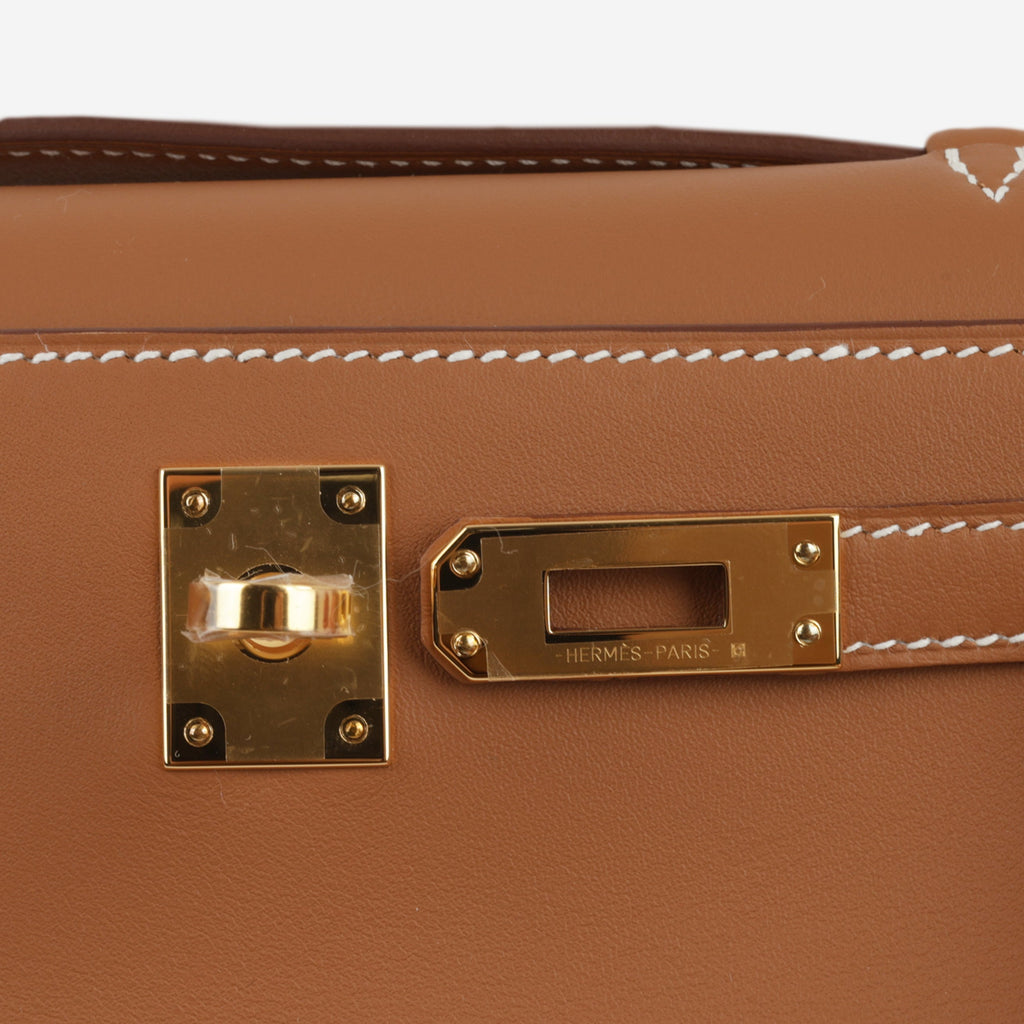 Hermès Kelly Pochette - Gold Swift | Gold Hardware