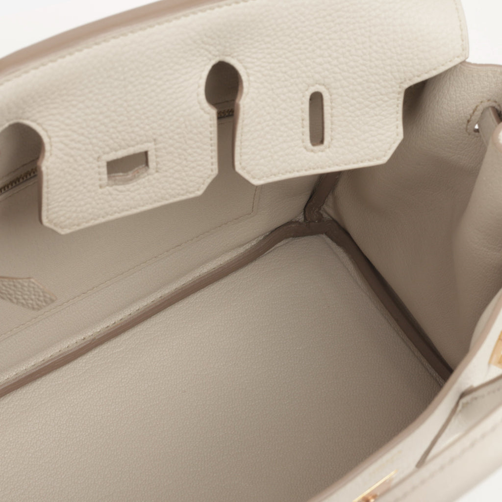 Hermès Birkin 25 - Beton Togo | Rose Gold Hardware