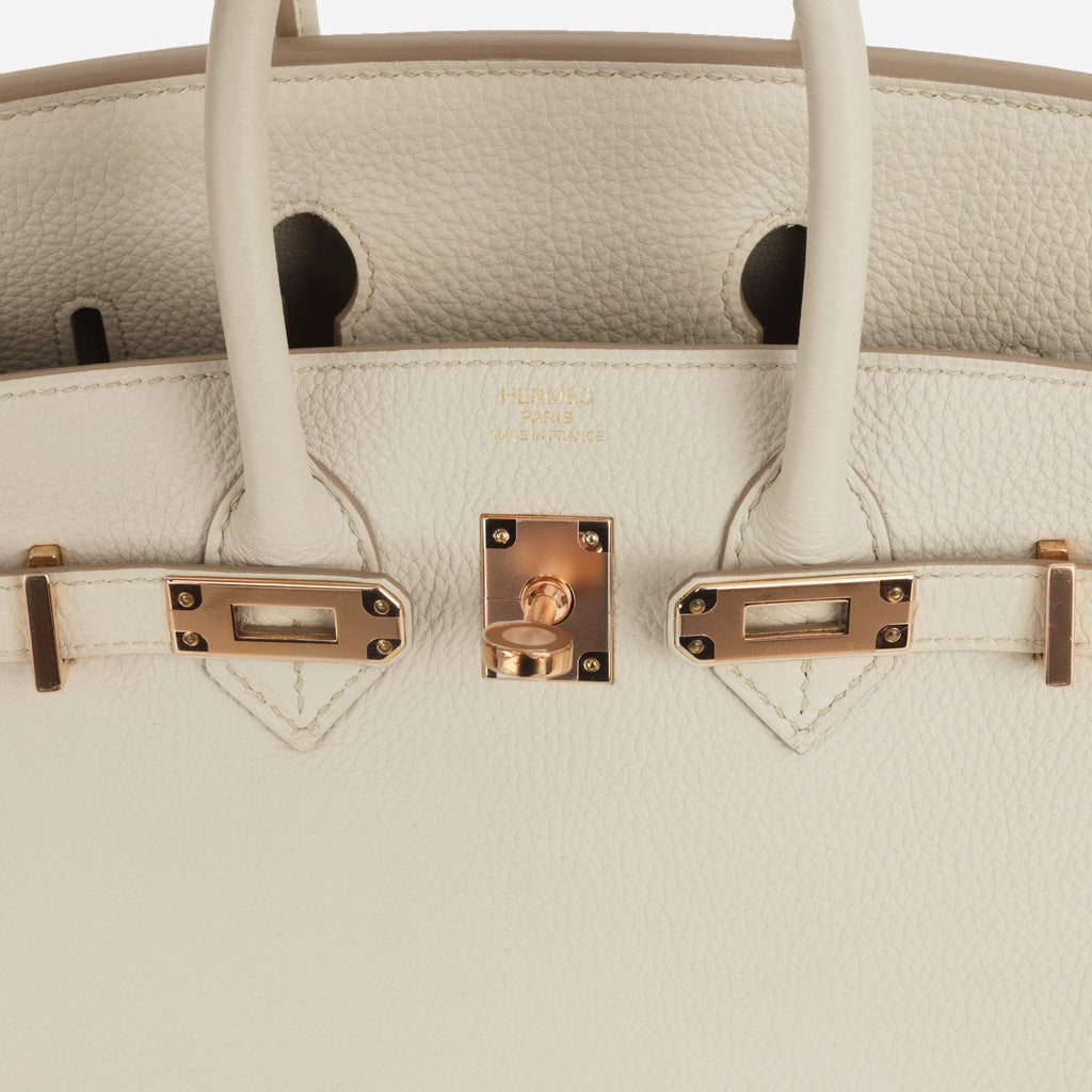 Hermès Birkin 25 - Beton Togo | Rose Gold Hardware