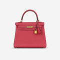 Hermès Kelly 25 - Framboise Togo | Gold Hardware