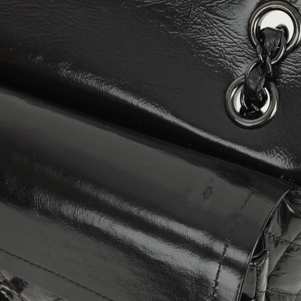 Chanel Small Classic Flap - So Black Patent Calfskin