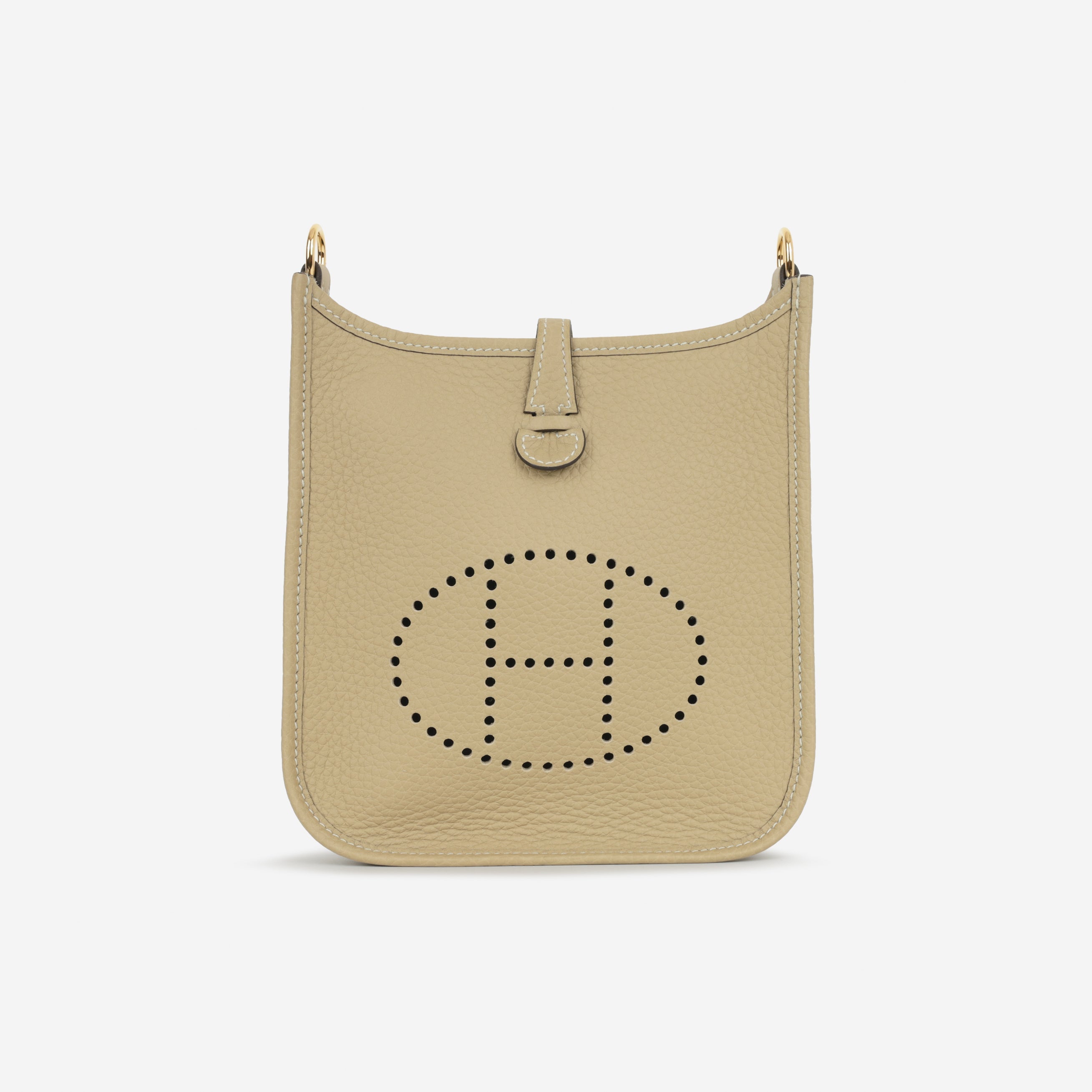 Hermès Mini Evelyne 16 - Trench Clemence | Gold Hardware