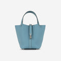 Hermès Picotin 18 - New Blue Jean Clemence | Palladium Hardware
