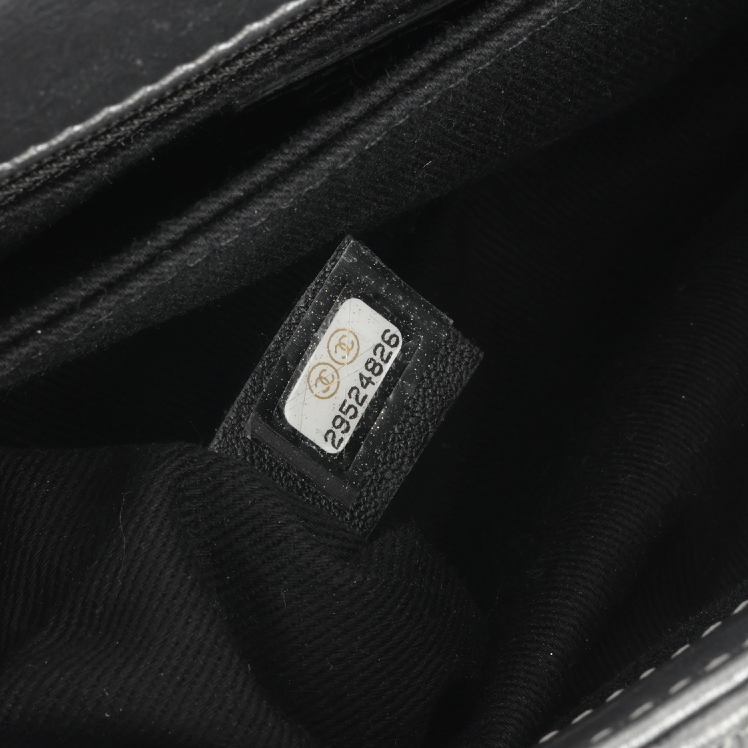 Chanel Small Coco Handle - Graphite Metallic Calfskin | Black Hardware