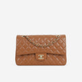 Chanel Medium Classic Flap - Tan Caviar | Champagne Gold Hardware