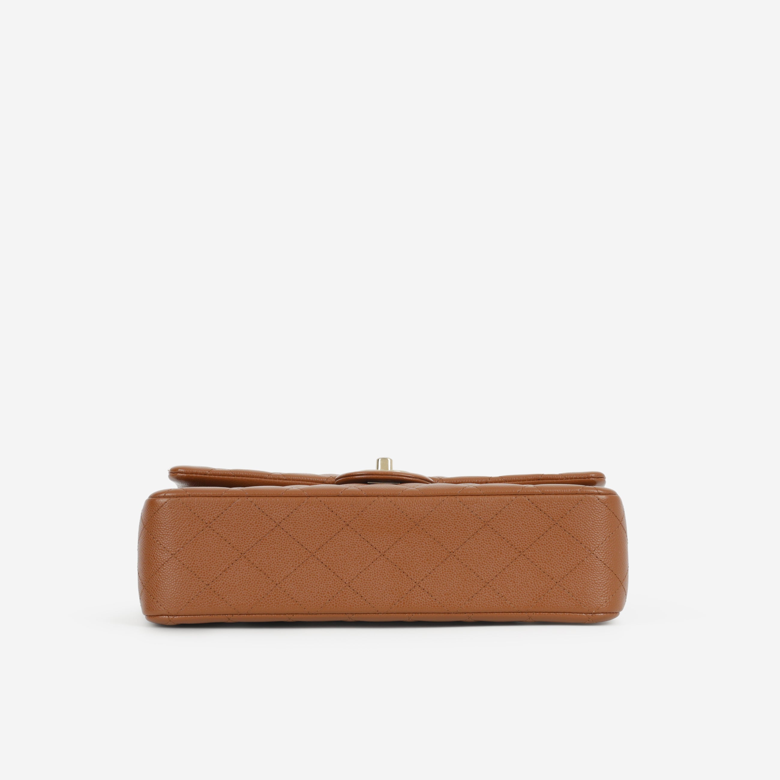 Chanel Medium Classic Flap - Tan Caviar | Champagne Gold Hardware