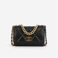 Chanel 19 Wallet on Chain - Black Lambskin | Mixed Hardware