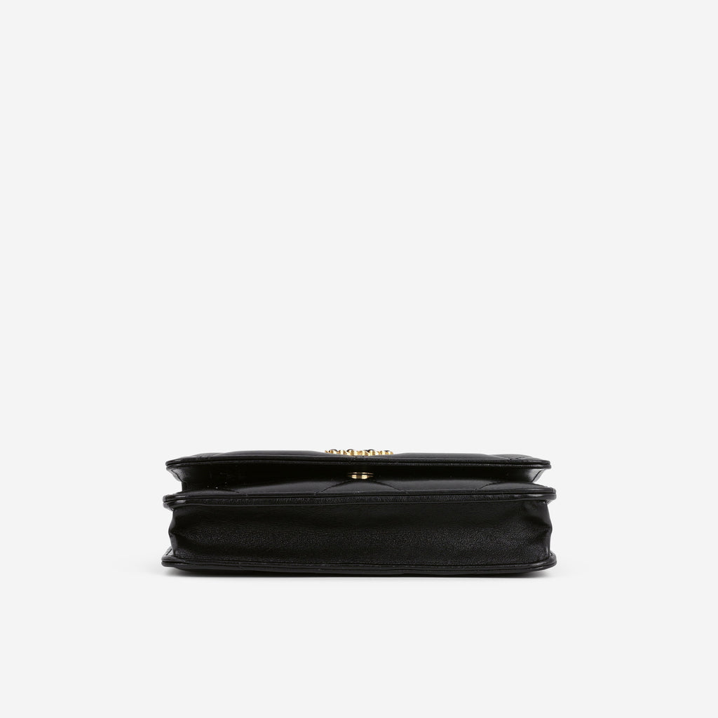 Chanel 19 Wallet on Chain - Black Lambskin | Mixed Hardware