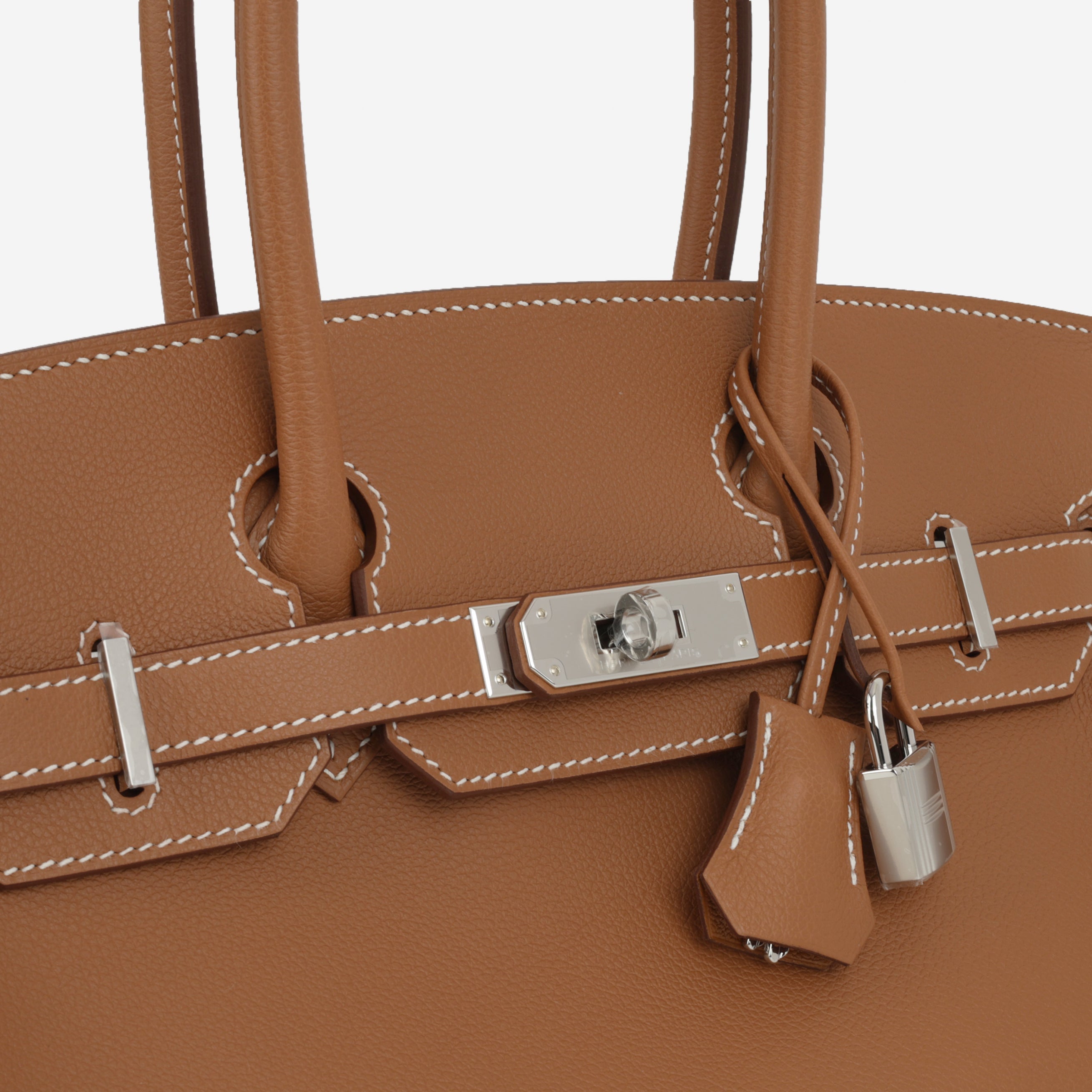 Hermès Shoulder Birkin 29 - Gold Evercolor | Palladium Hardware