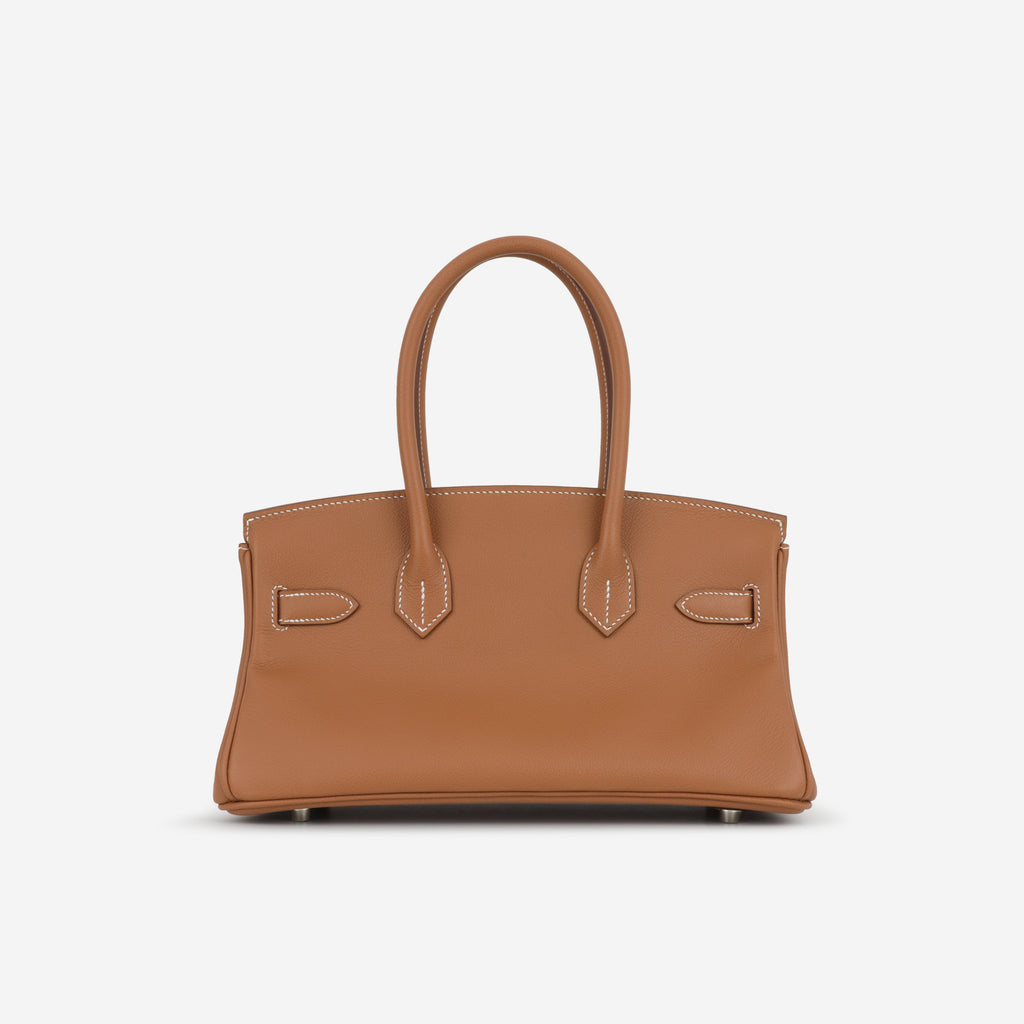 Hermès Shoulder Birkin 29 - Gold Evercolor | Palladium Hardware