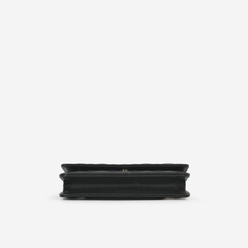 Chanel Classic Wallet on Chain - Black Caviar | Gold Hardware