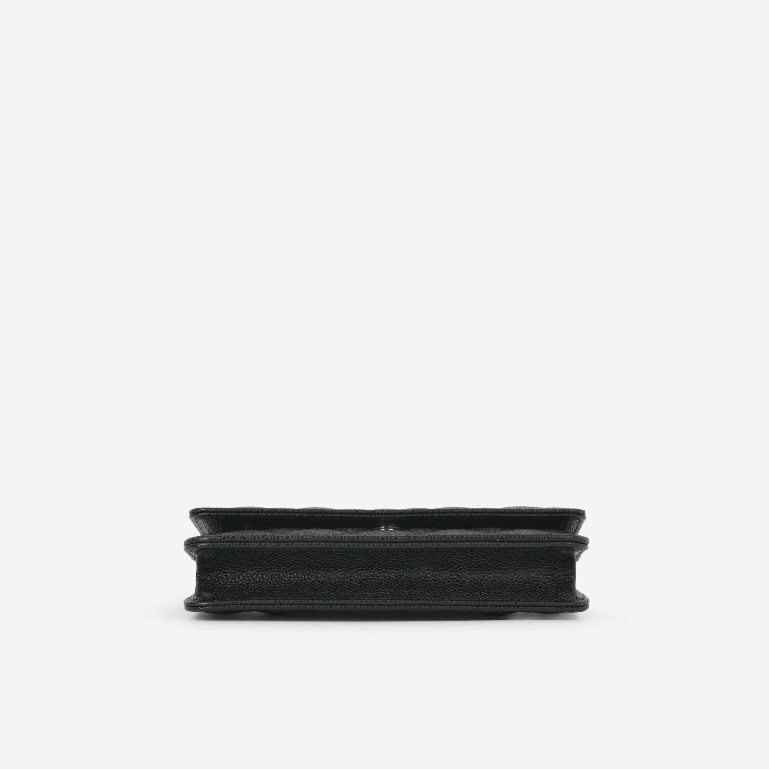 Chanel Classic Wallet on Chain - Black Caviar | Gold Hardware