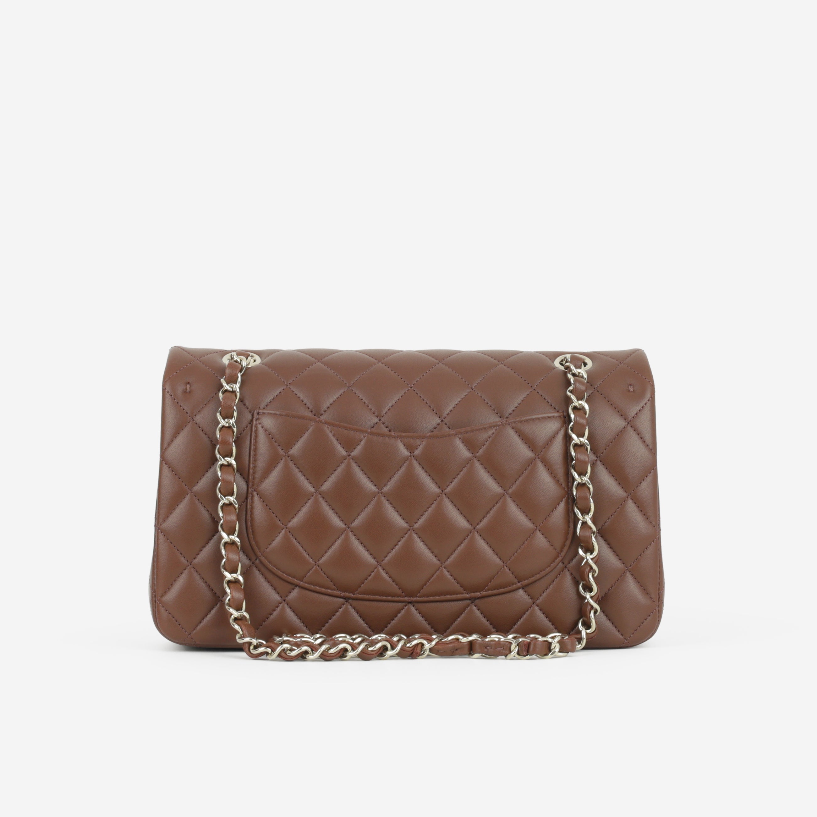 Chanel Medium Classic Flap - Brown Lambskin | Champagne Gold Hardware