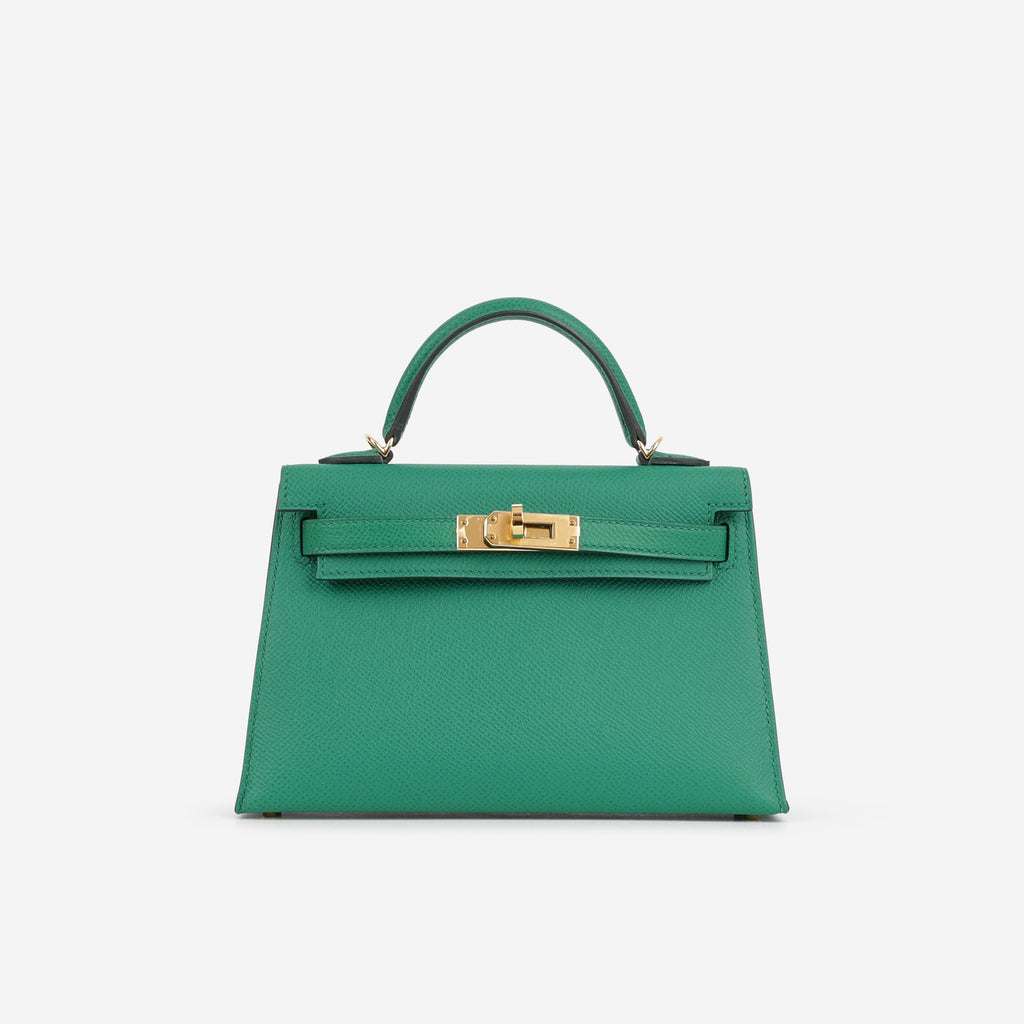 Hermès Mini Kelly - Vert Vertigo Epsom | Gold Hardware