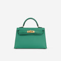 Hermès Mini Kelly - Vert Vertigo Epsom | Gold Hardware