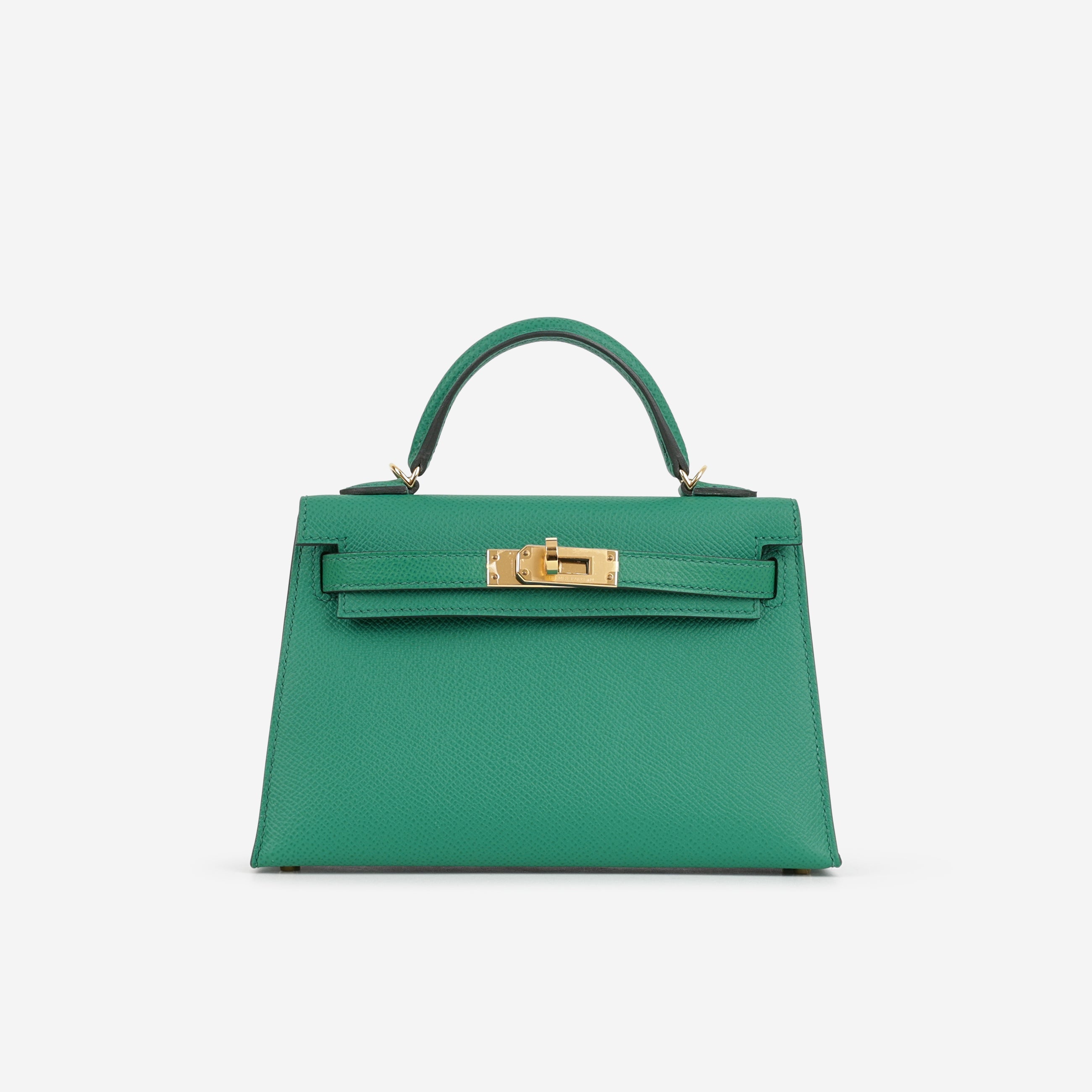 Hermès Mini Kelly - Vert Vertigo Epsom | Gold Hardware