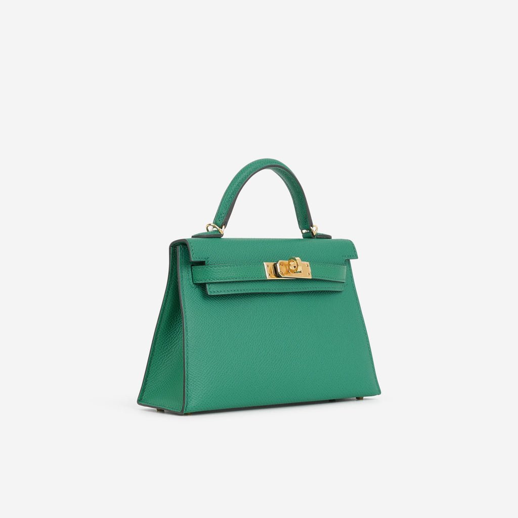 Hermès Mini Kelly - Vert Vertigo Epsom | Gold Hardware
