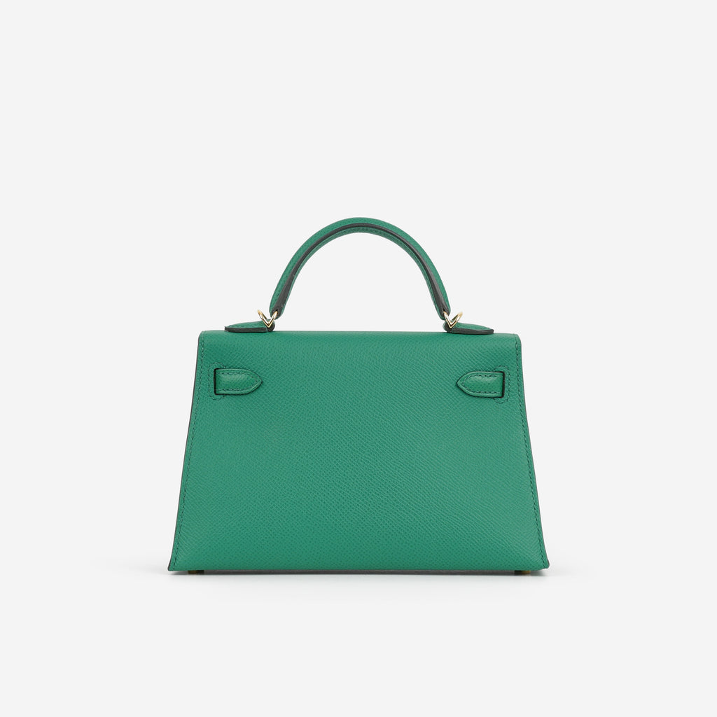 Hermès Mini Kelly - Vert Vertigo Epsom | Gold Hardware