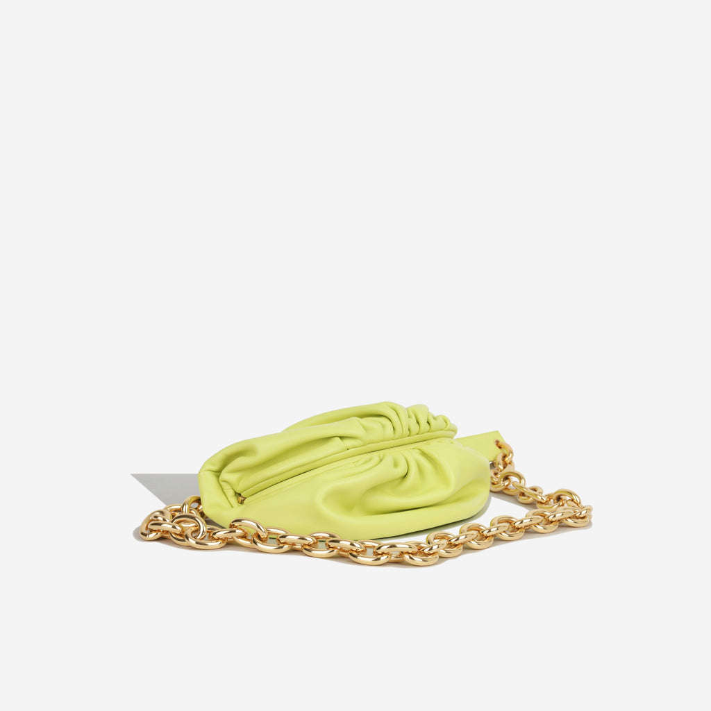 Pouch Belt Bag - Lime Nappa | Gold Hardware