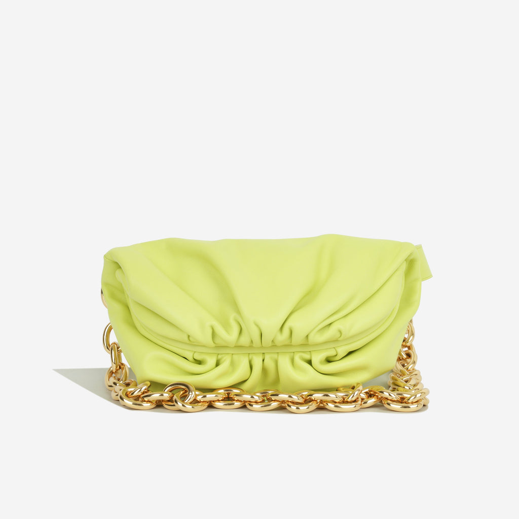Pouch Belt Bag - Lime Nappa | Gold Hardware