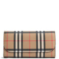 BURBERRY Vintage Check Heron Continental Flap Wallet