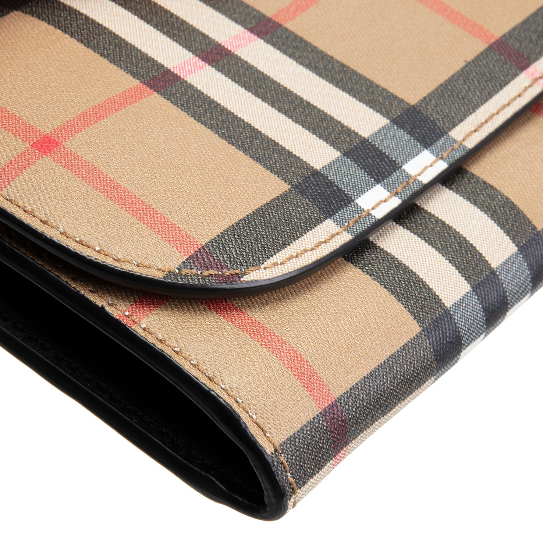 BURBERRY Vintage Check Heron Continental Flap Wallet