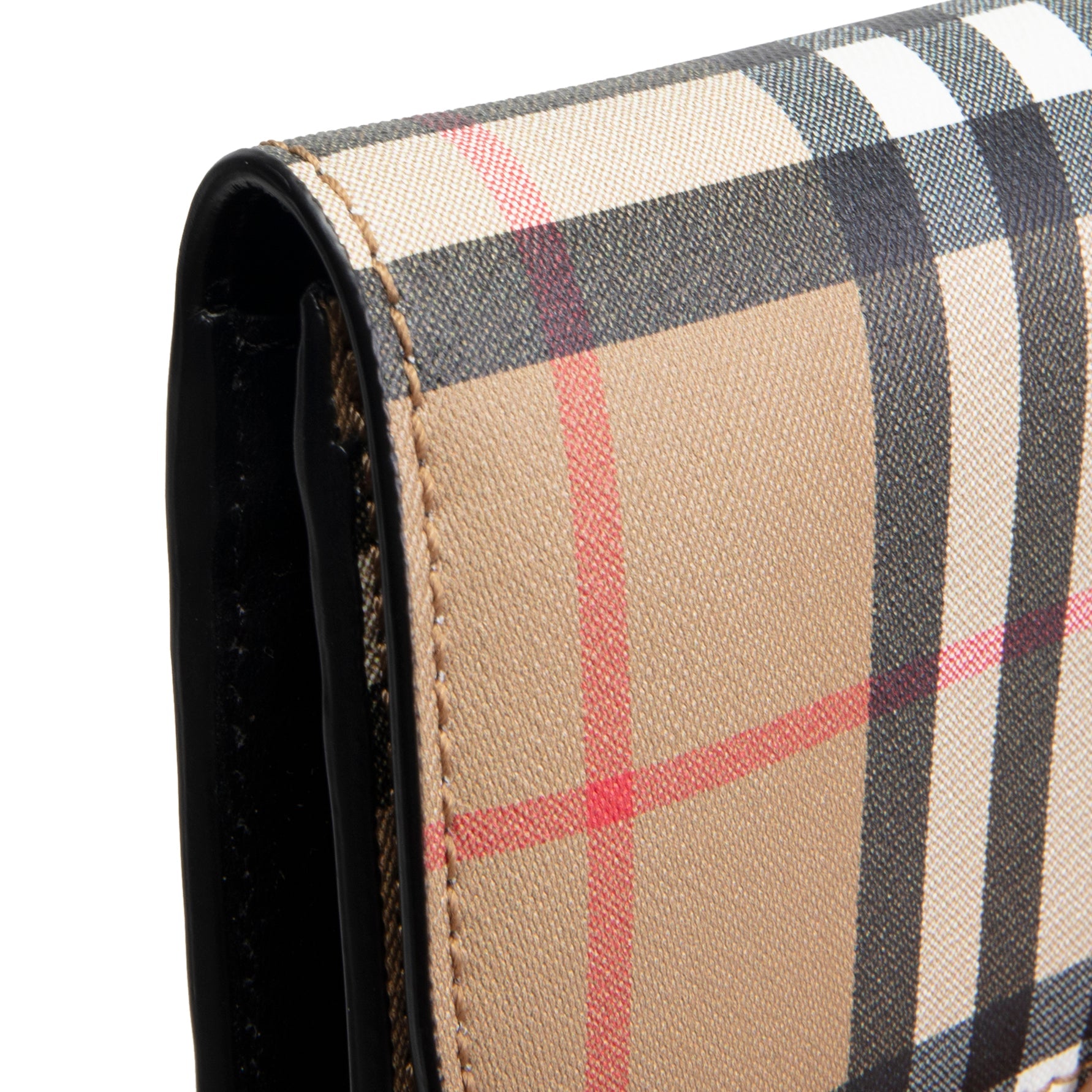 BURBERRY Vintage Check Heron Continental Flap Wallet
