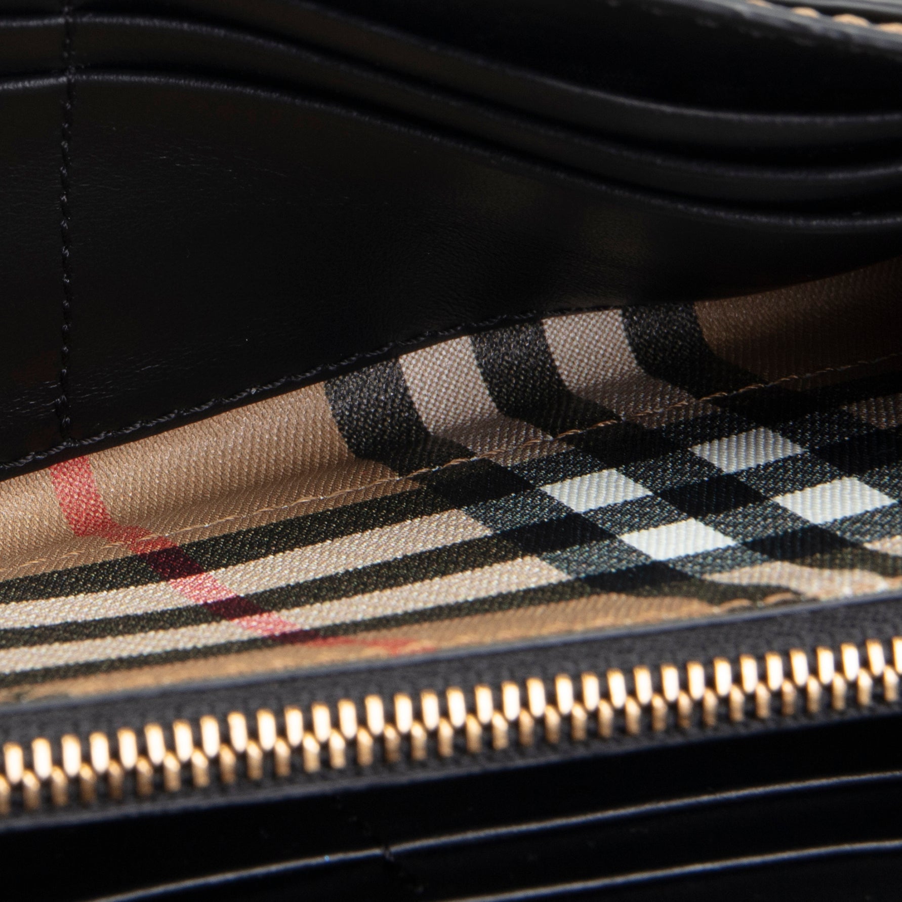 BURBERRY Vintage Check Heron Continental Flap Wallet
