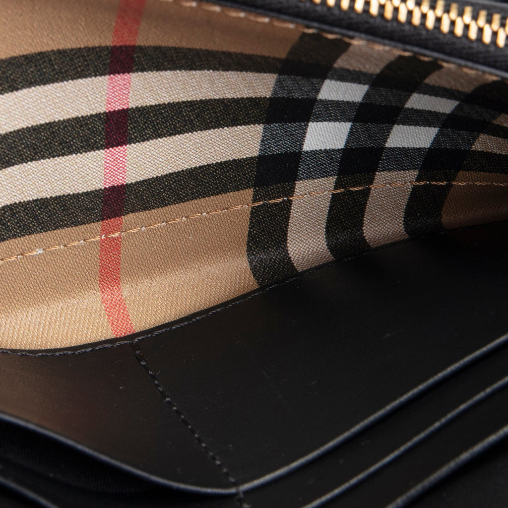BURBERRY Vintage Check Heron Continental Flap Wallet