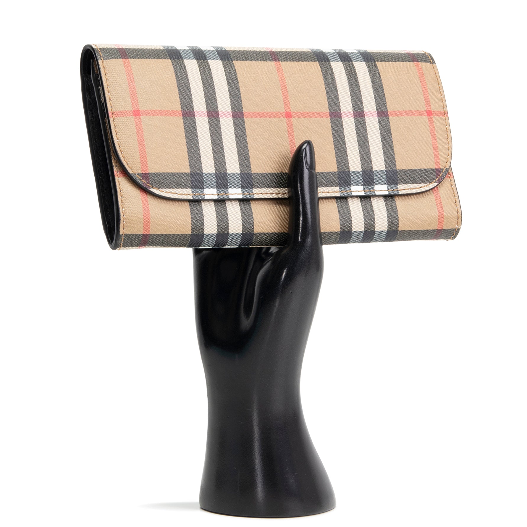 BURBERRY Vintage Check Heron Continental Flap Wallet
