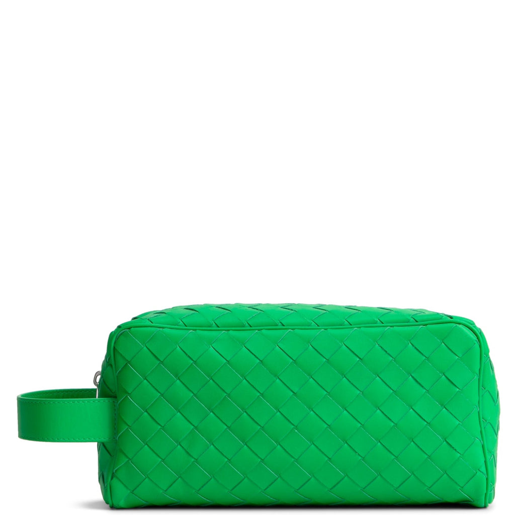 BOTTEGA VENETA Intrecciato Travel Pouch - Parakeet