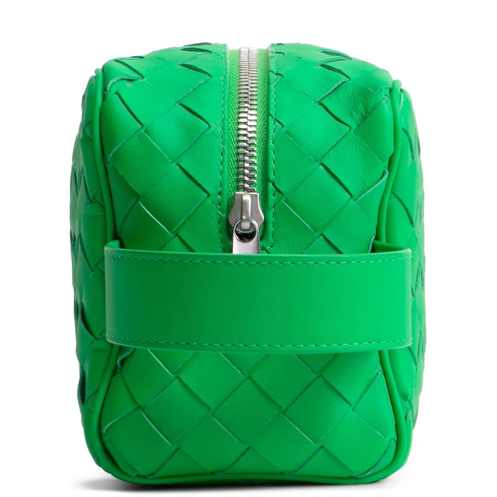 BOTTEGA VENETA Intrecciato Travel Pouch - Parakeet
