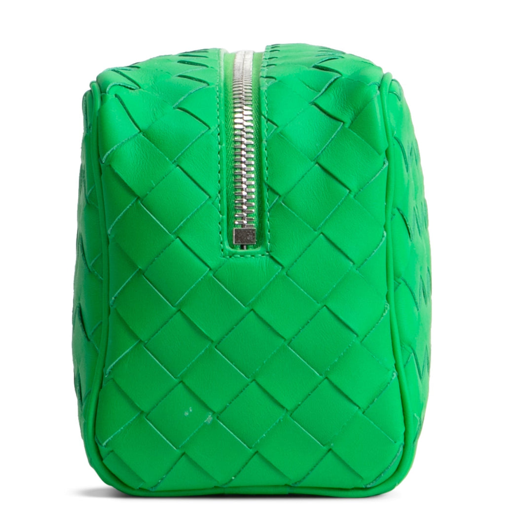 BOTTEGA VENETA Intrecciato Travel Pouch - Parakeet