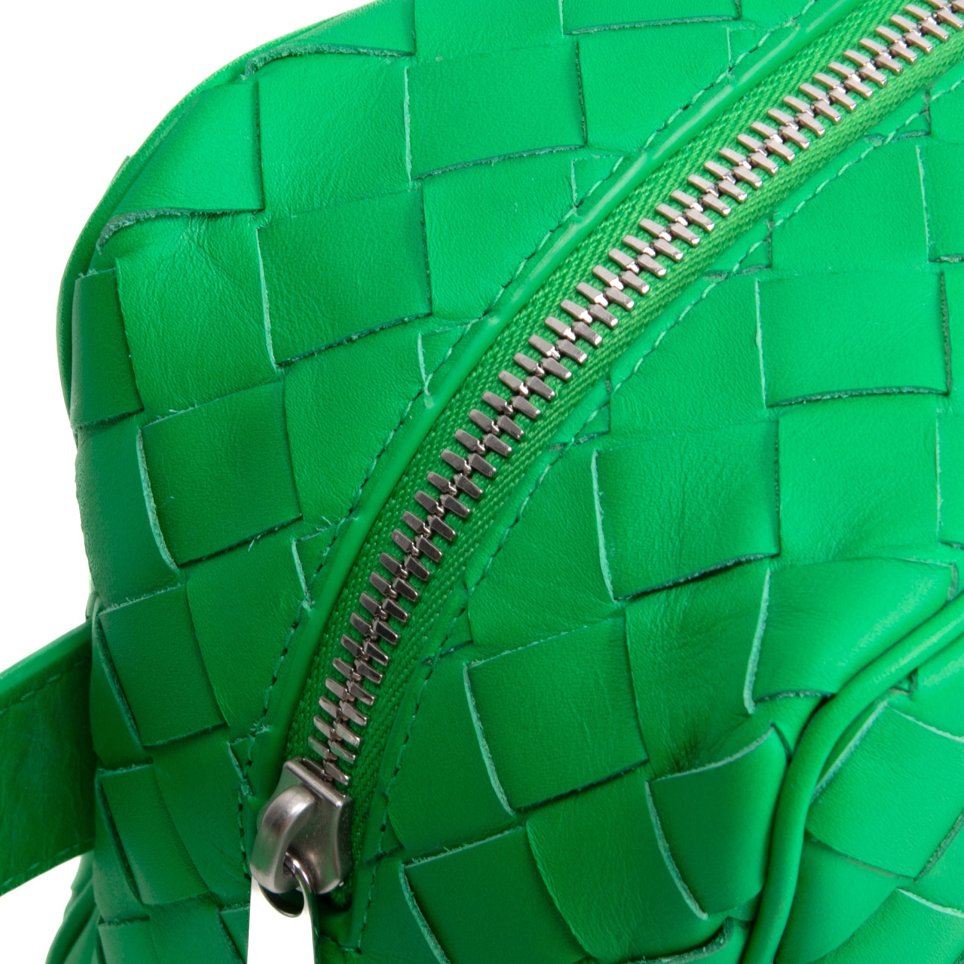 BOTTEGA VENETA Intrecciato Travel Pouch - Parakeet