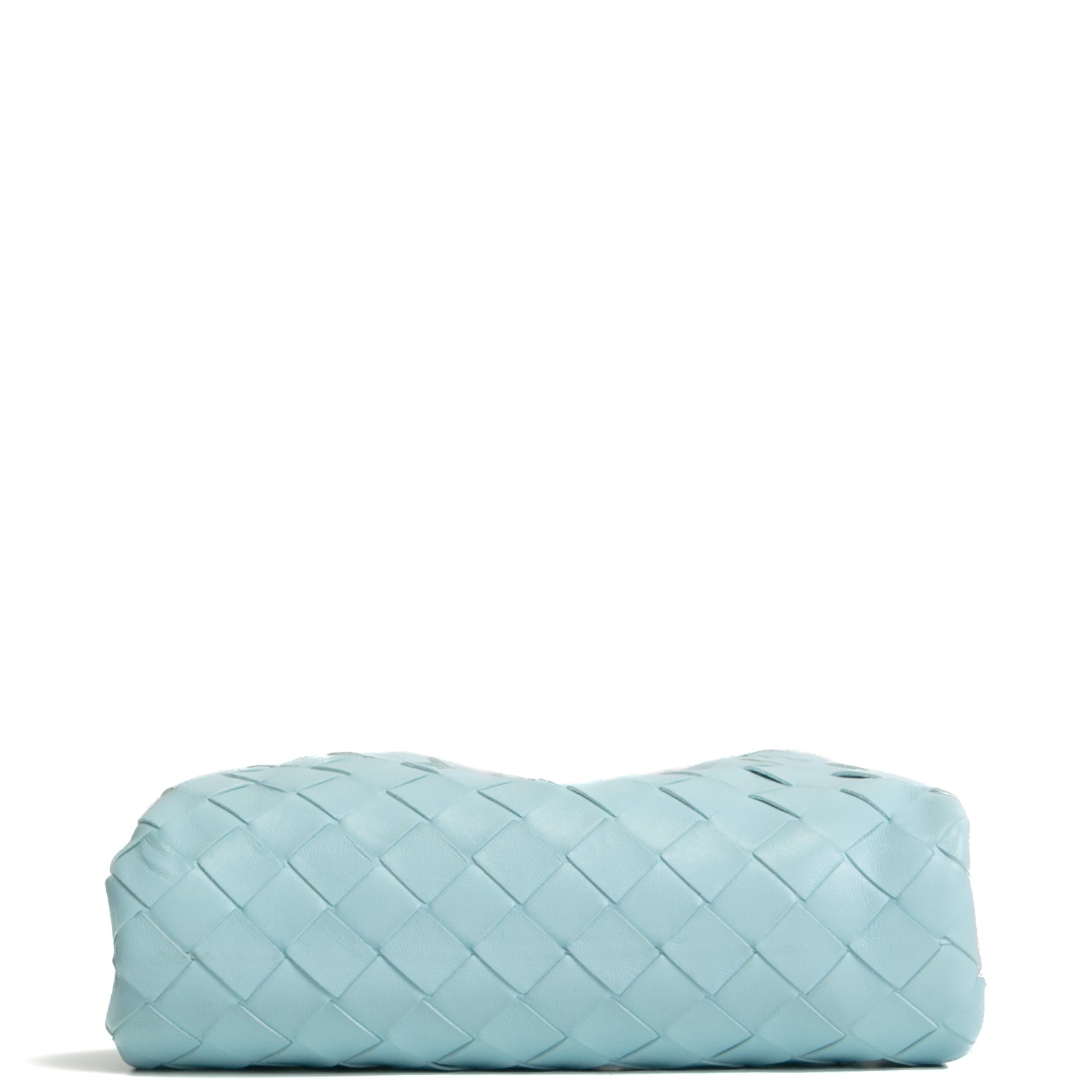 BOTTEGA VENETA Intrecciato The Mini Pouch Bag - Light Blue