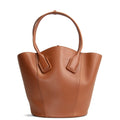 BOTTEGA VENETA Basket Tote w/ Pouch - Brown