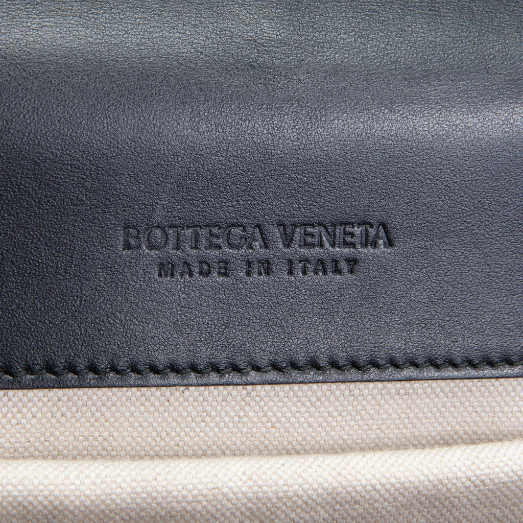 BOTTEGA VENETA Leather Intrecciato Back To School Backpack - Black