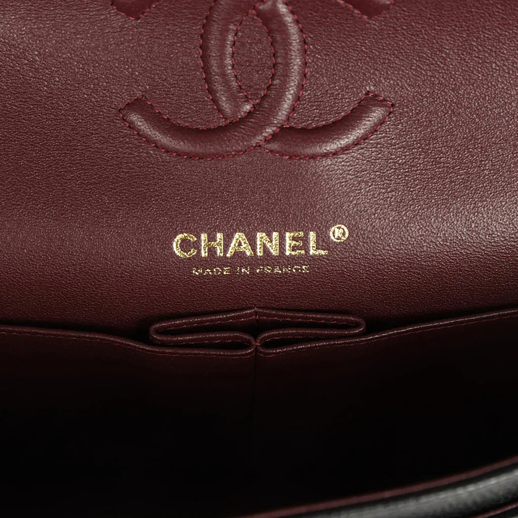 Chanel Small Classic Double Flap Bag Black Caviar Gold Hardware 2025