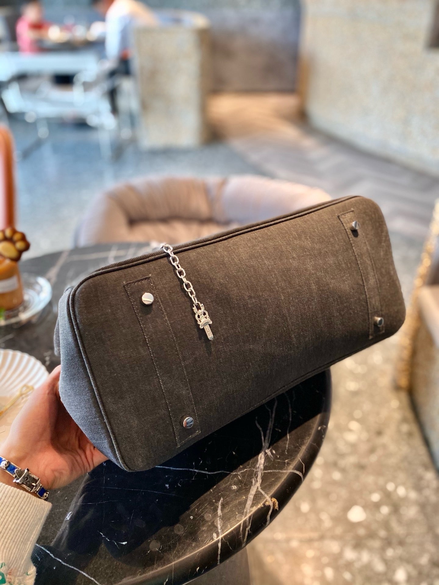 Hermes brikin black version handbag